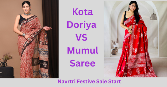 Best Kota Doriya & Mulmul Sarees for Navratri Garba Nights