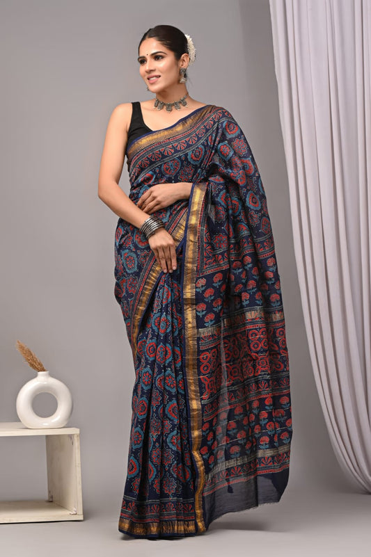 maheshwari cotton silk saree