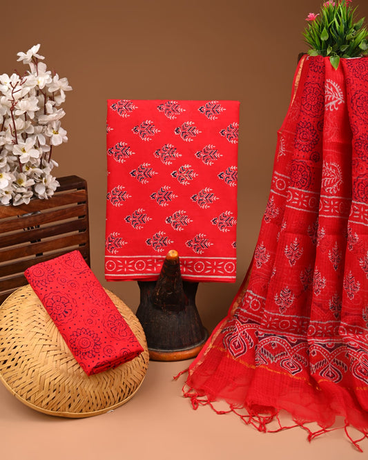 Buy Cotton Suits with Kota Doriya Dupatta – Light, Elegant & Comfortable