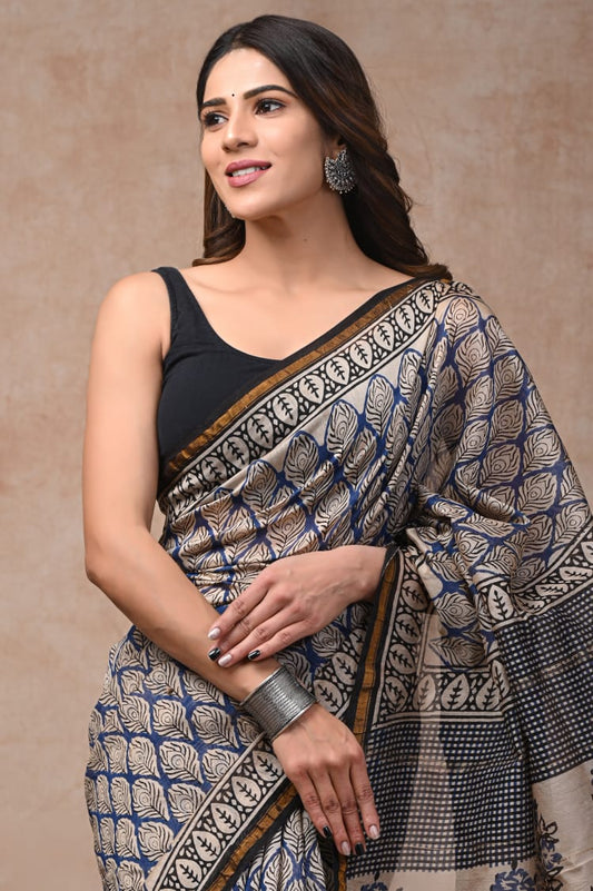 Soft Handloom Chanderi Silk Saree