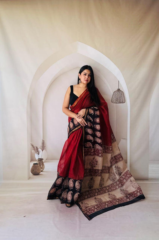 Lightweight Pure Kota Doria Saree