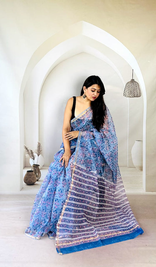 Classic Handloom Kota Doria Saree