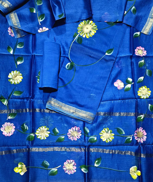 Party Perfect Maheshwari Silk Suit with Stylish Dupatta