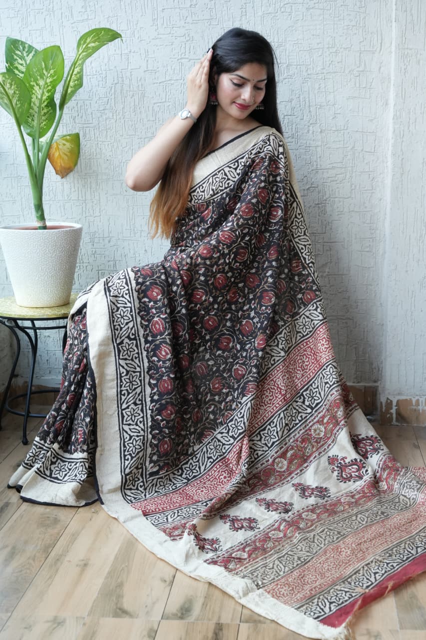 Festive Wear Chanderi Saree