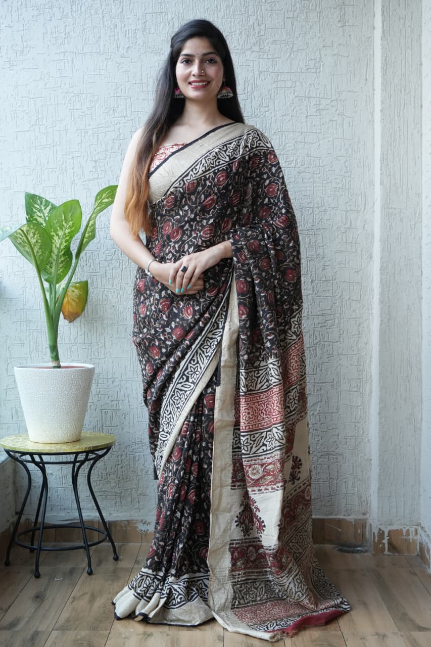 Festive Wear Chanderi Saree