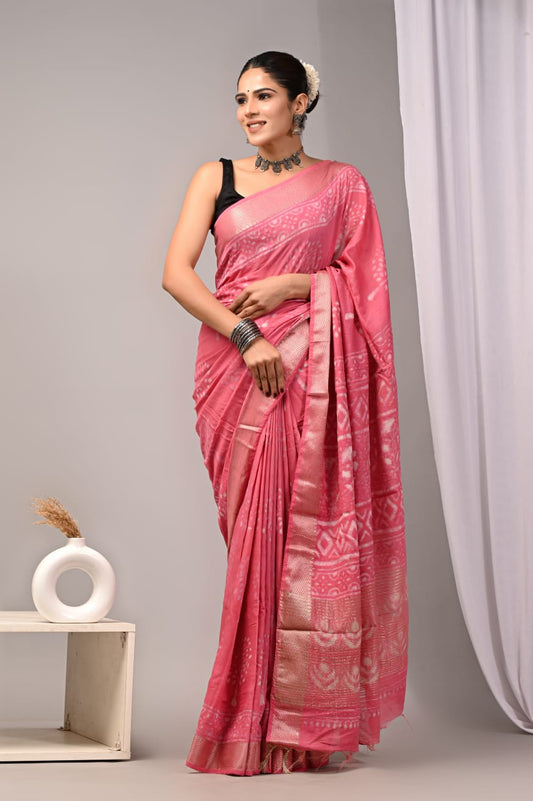 New Collection Chanderi Silk Saree