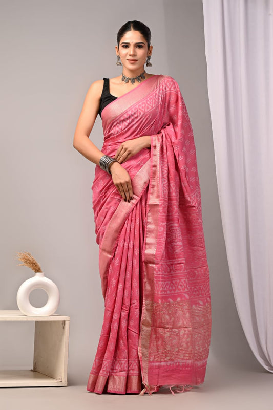 New Collection Chanderi Silk Saree