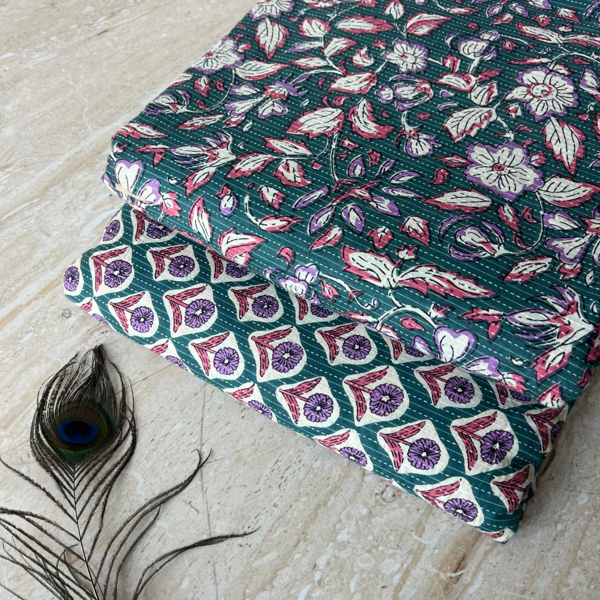 Exclusive Hand Block Cotton Combo Suit Collection