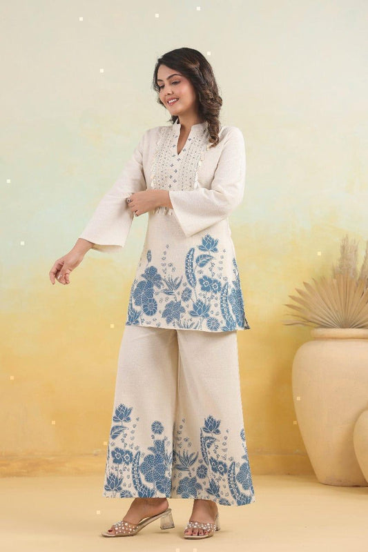 best beautiful cotton slub cord set for Gorgeous ladies