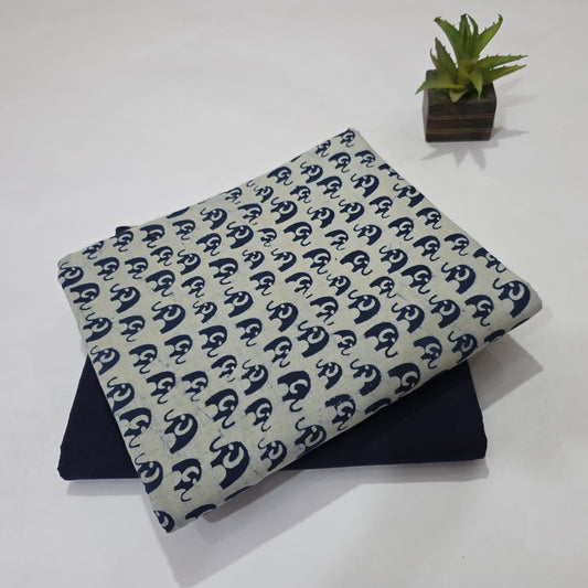 Trendy Hand Block Cotton Combo Suit Online