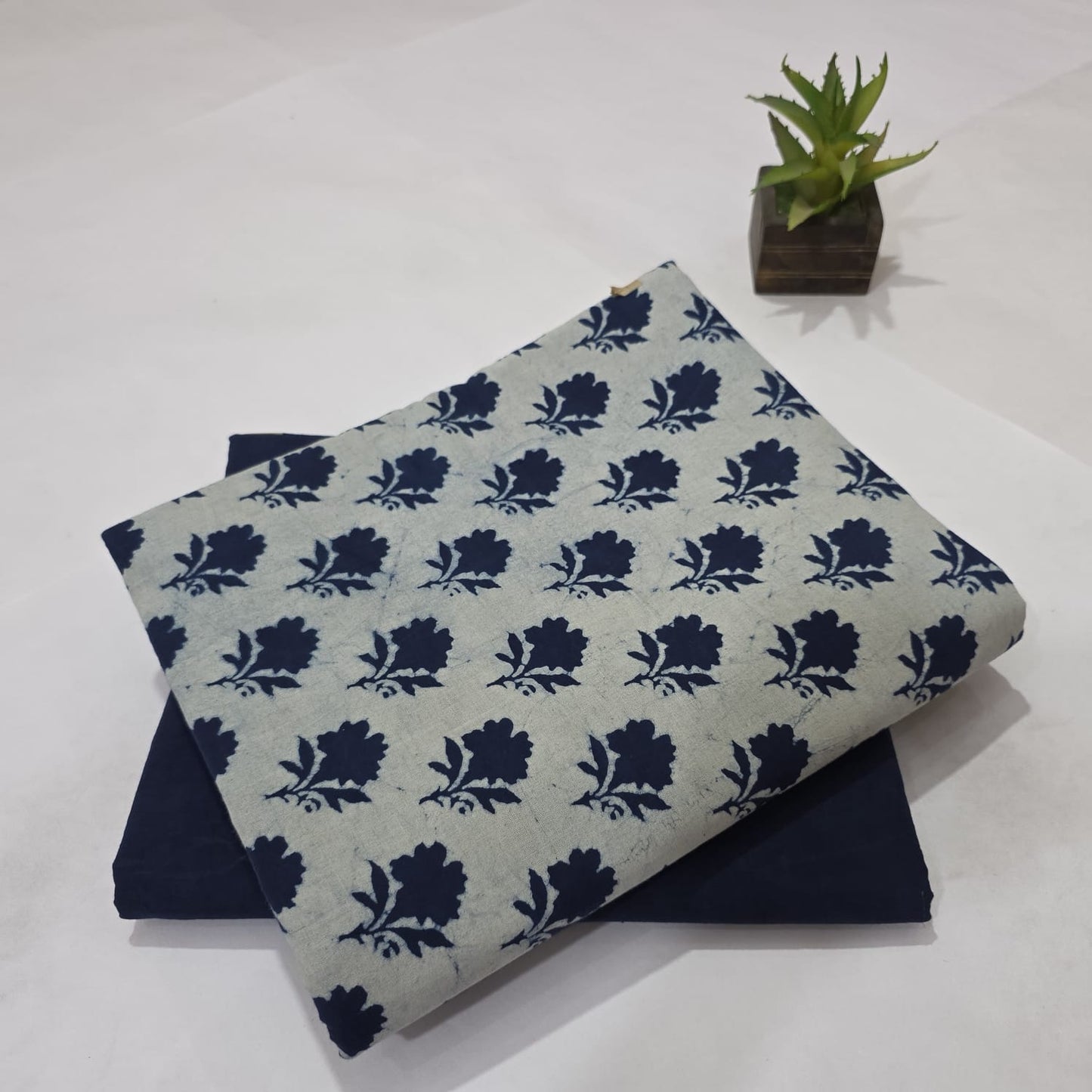 Handcrafted Cotton Mix Match 2pcs Combo Suit