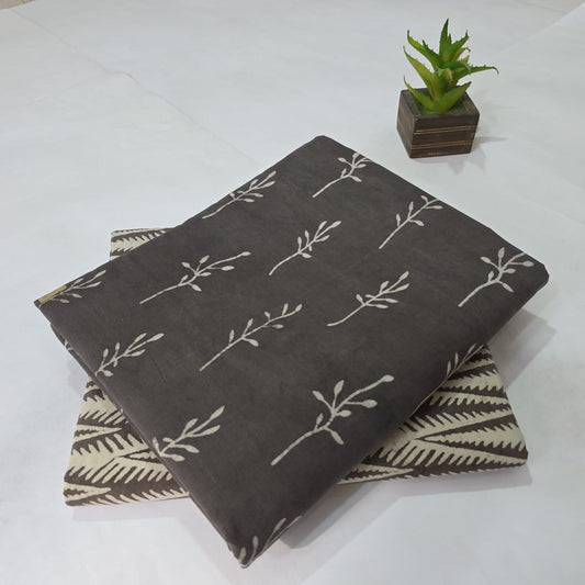 Premium Cotton Hand Block Print Combo Suit