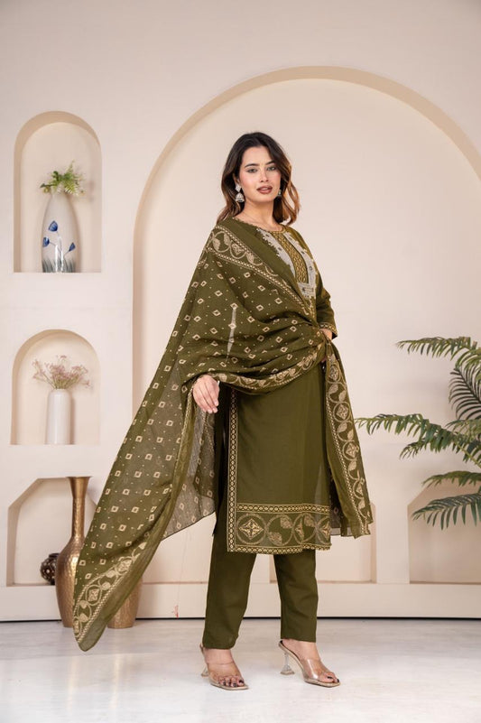 Beautifully alone Cotton kurta set