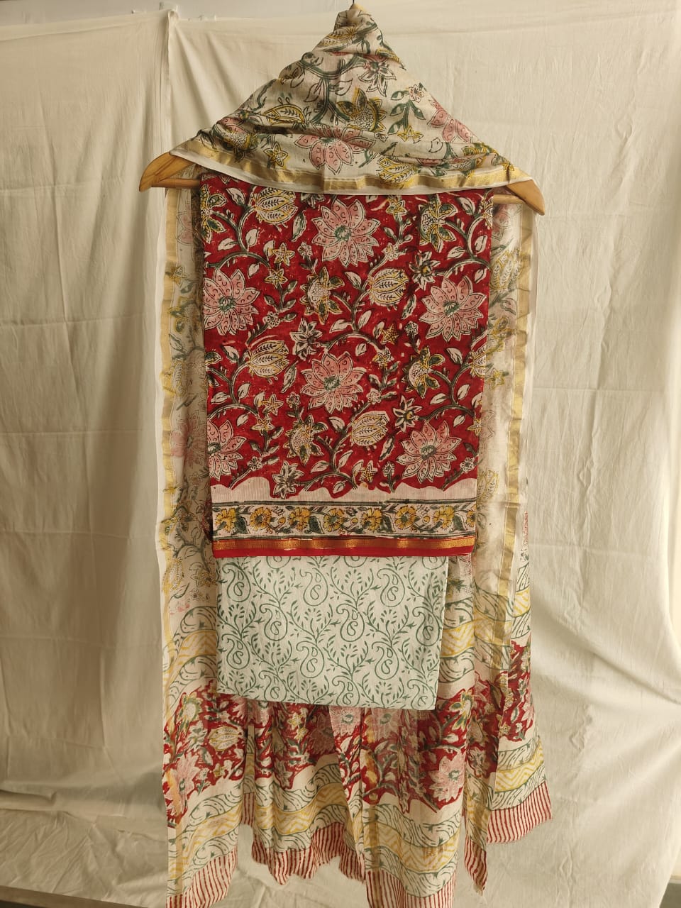 Chanderi Silk Suit Dress Material