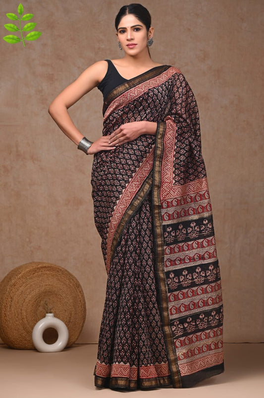 Maheshwari silk sarees with blouse