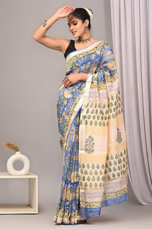 best maheshwari cotton silk handloom saree