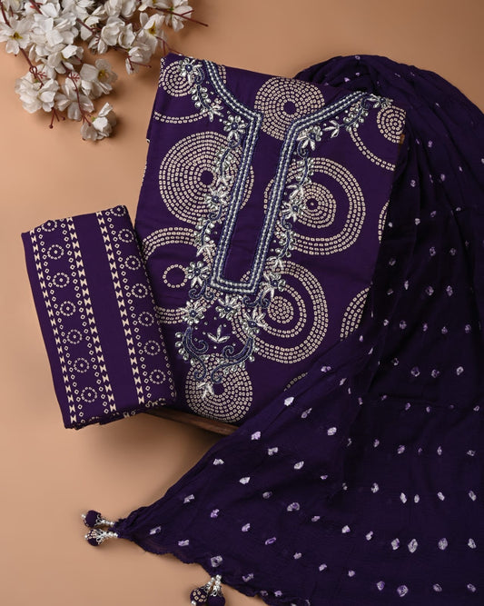Black gota patti cotton suits buy online