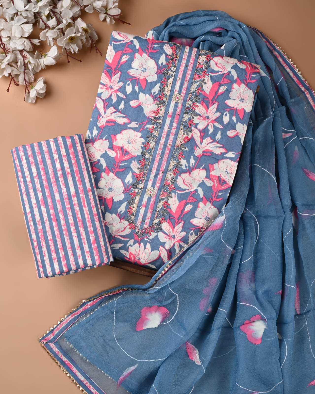 buy gota patti work cotton suits lowest price