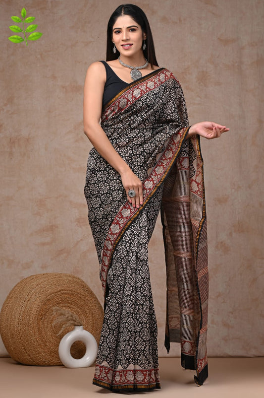 Vibrant Chanderi Silk Saree