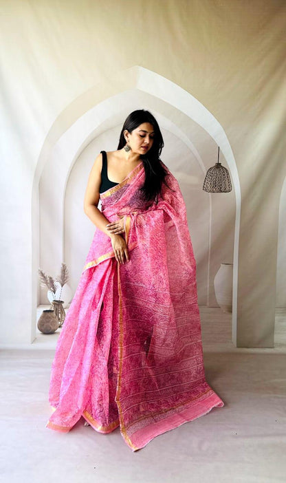 Classic Pure Kota Doria Saree