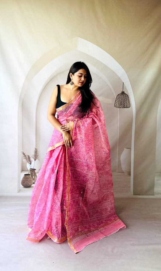 Classic Pure Kota Doria Saree