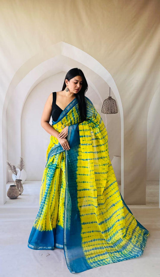 Stylish Pure Kota Doria Saree