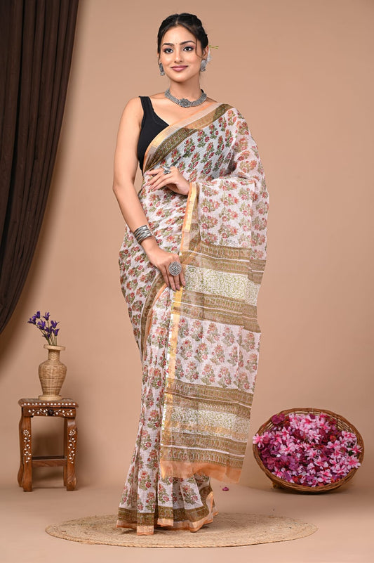 Chic Pure Kota Doria Saree