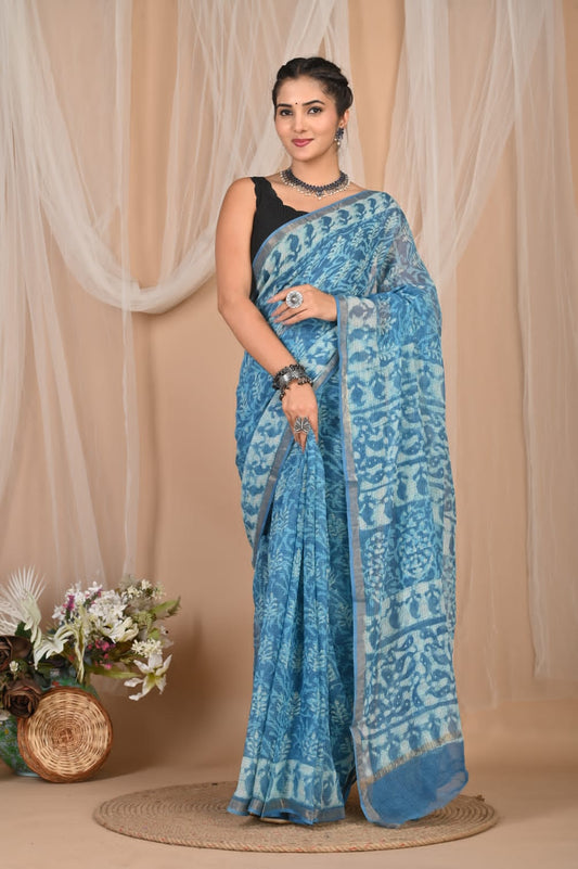 Beautiful Pure Kota Doria Saree