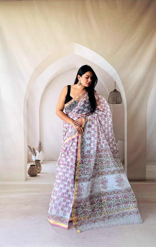 Festive Pure Kota Doria Prints