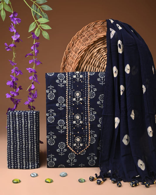 Stylish Cotton Suit for Women with Dupatta
