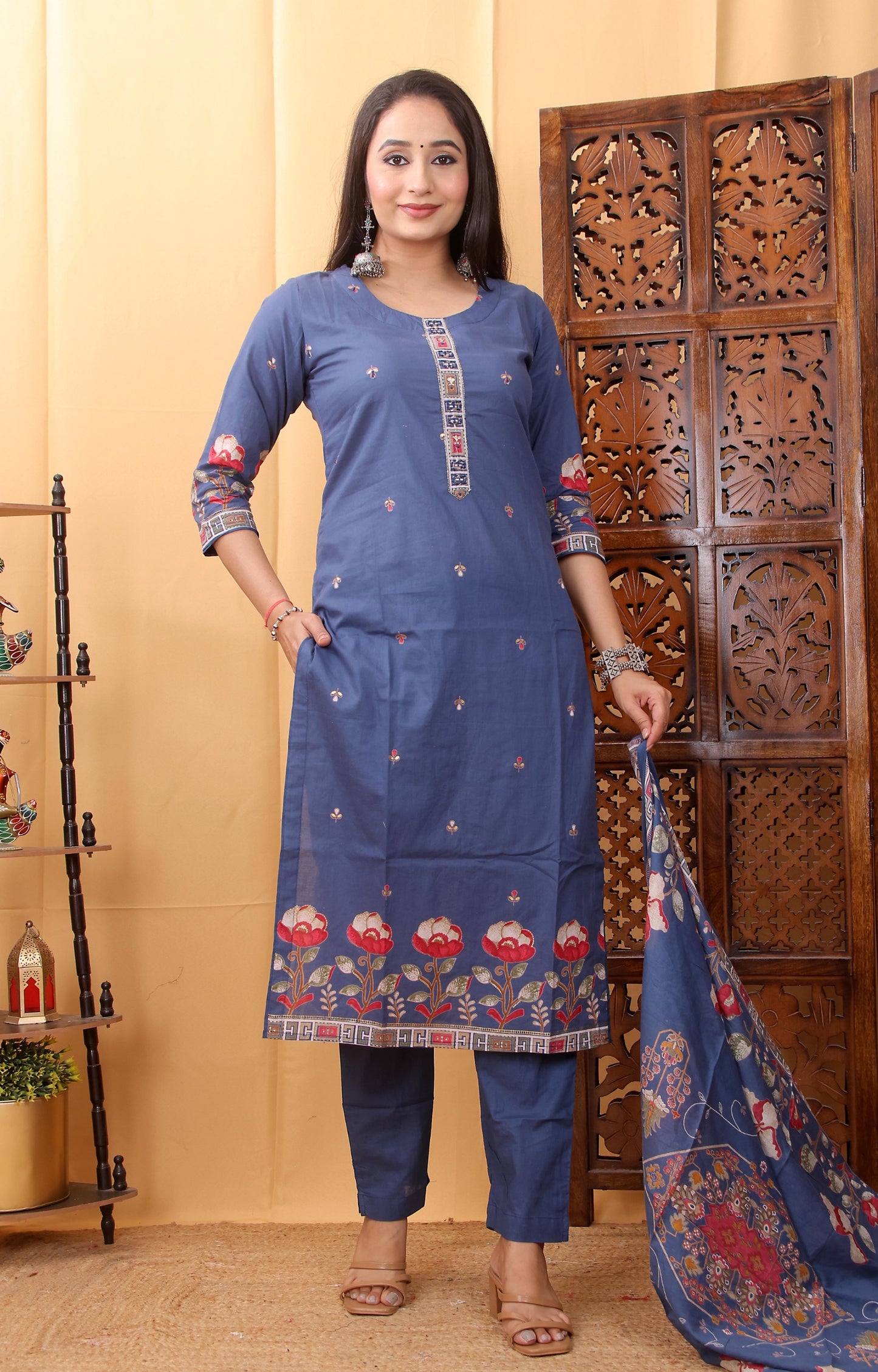Women’s Sanganeri Kurti with Pant