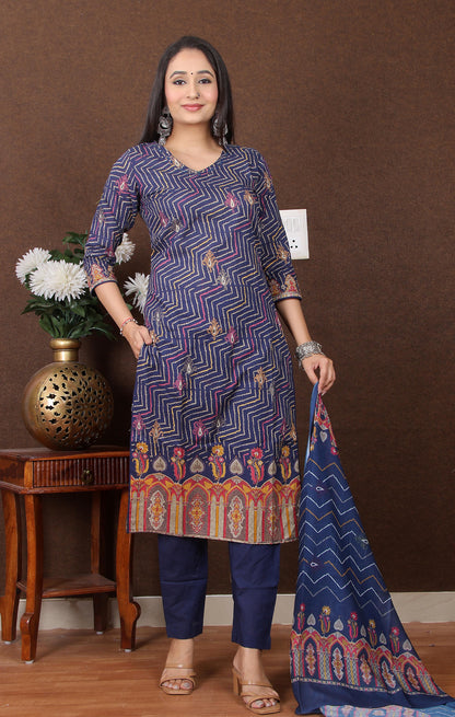 Cotton Kurti Pant Set for Women