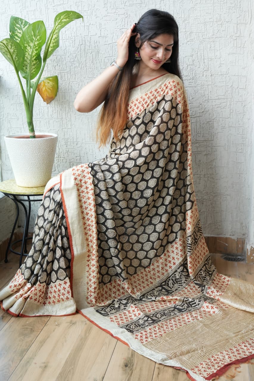 Designer Chanderi Saree for Women