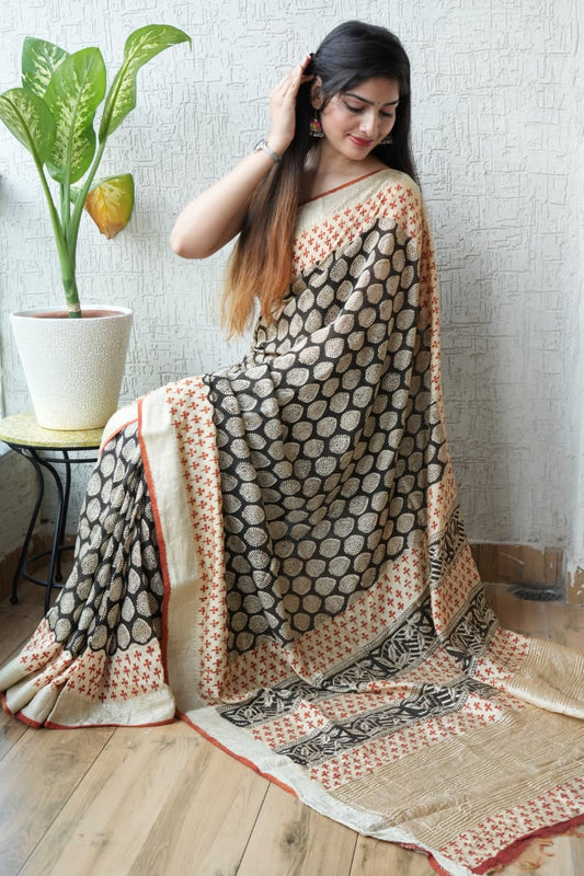 Designer Chanderi Saree for Women