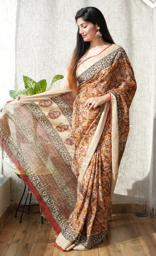 Elegant Geecha Border Saree
