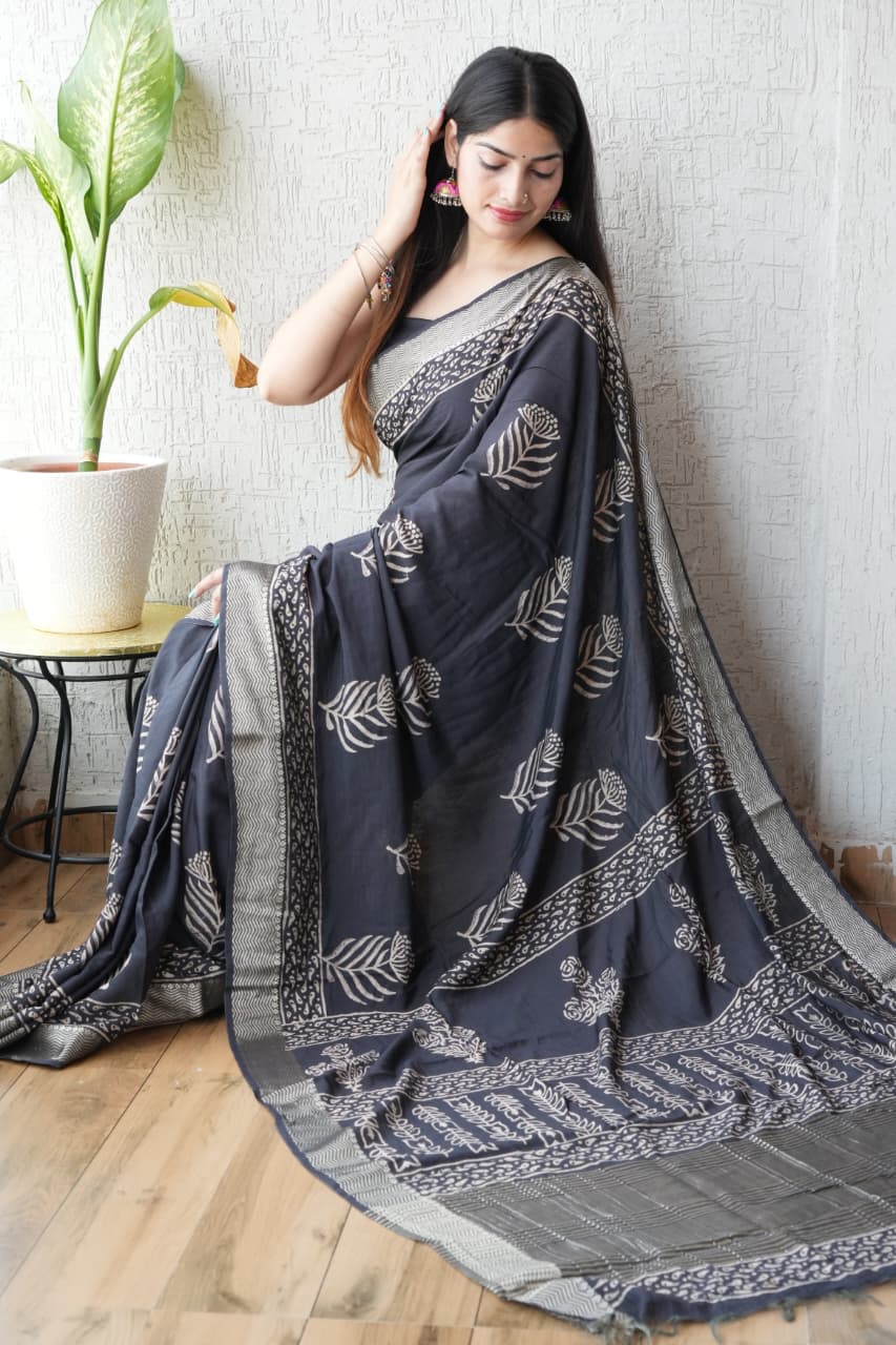 Vibrant Vegetable Dyed Saree