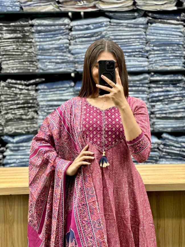 New anarkali suit buy online