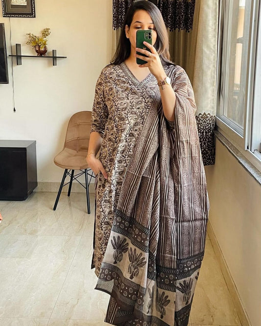 best collection kurti pant with dupatta