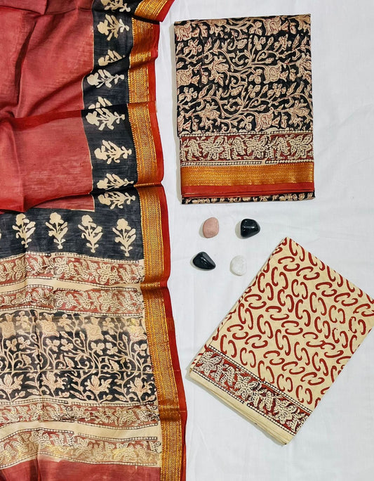 Stylish Pink Maheshwari Silk Suit for Party and Festive Wear