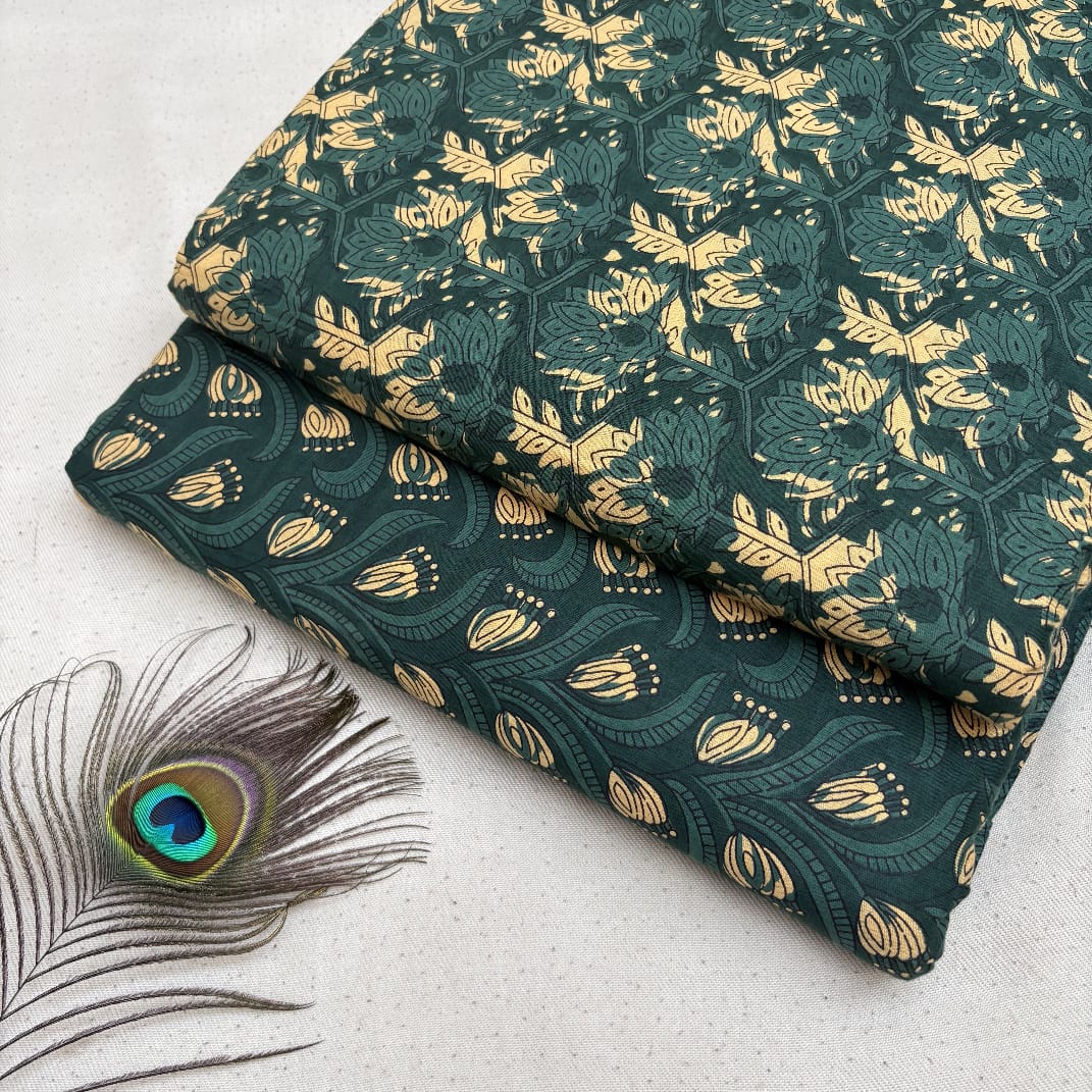 Trendy Printed Cotton Combo Suit for Women
