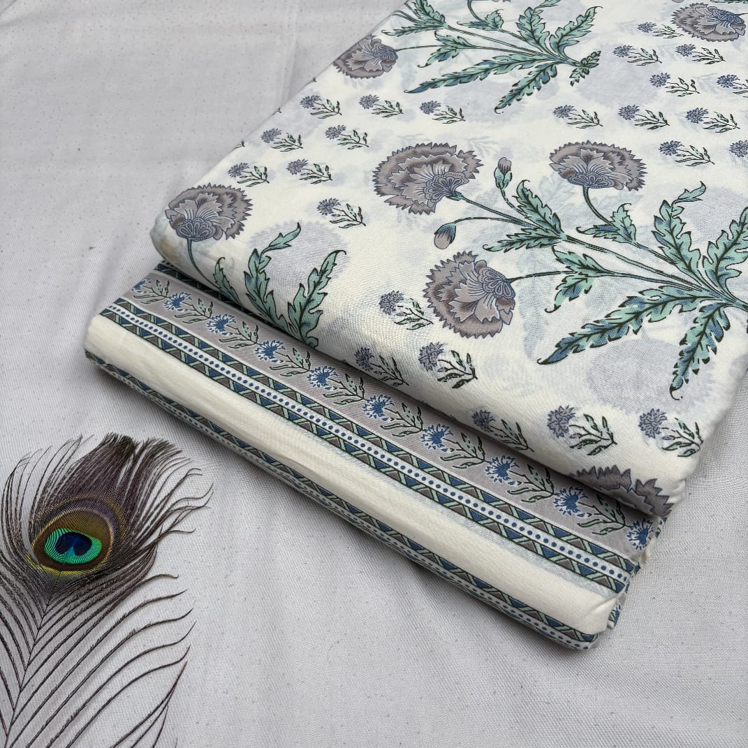 Pure Cotton Printed Combo Suit for Daily Wear