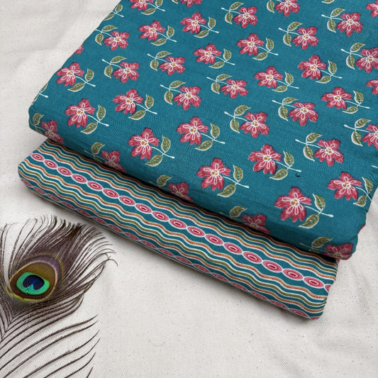 Pure Cotton Hand Block Print Combo Suit Collection