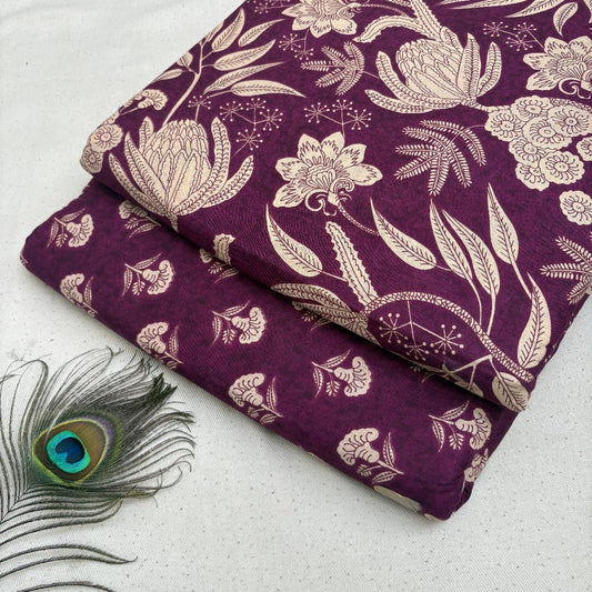 Handcrafted Mix Match Cotton Combo Suit for Women