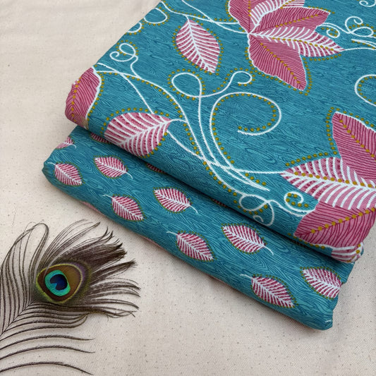 Trendy Hand Block Cotton Combo Suit Online