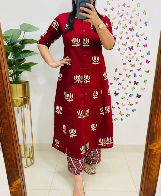 Launching designer Co-erd set in Aline pattern