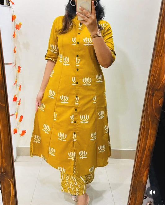 Yellow stylish cord set buy online