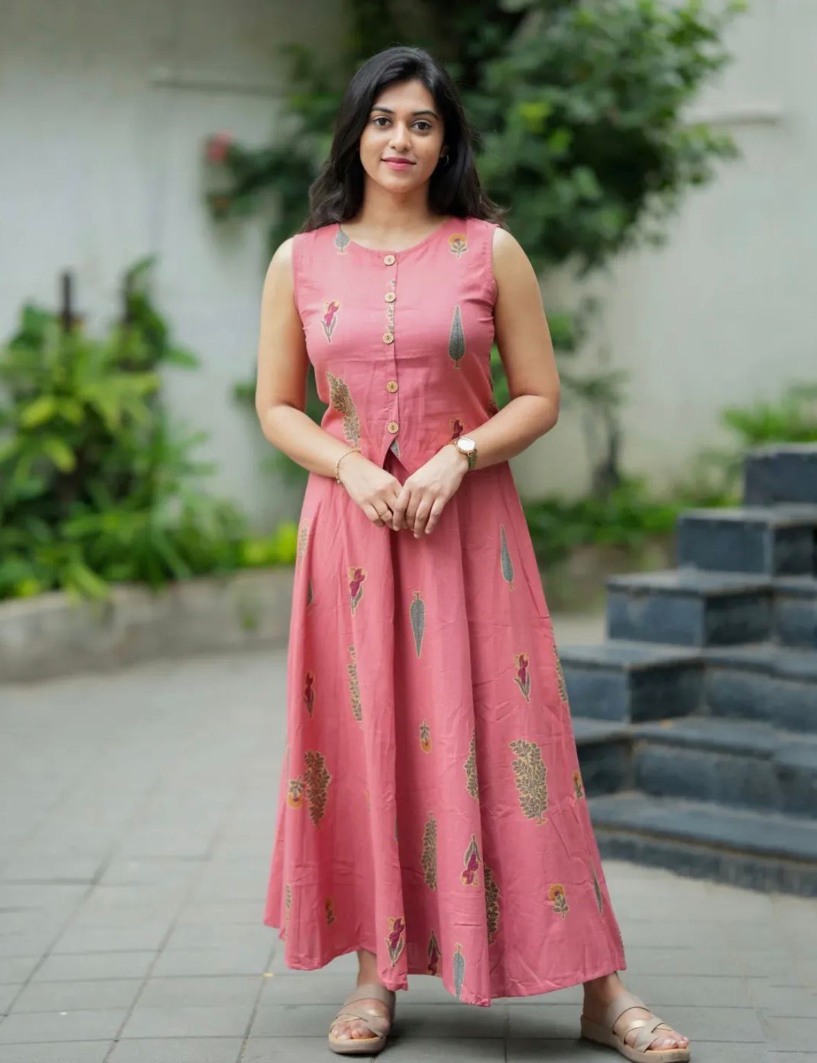 Premium printed Cotton skirt and Top Set
