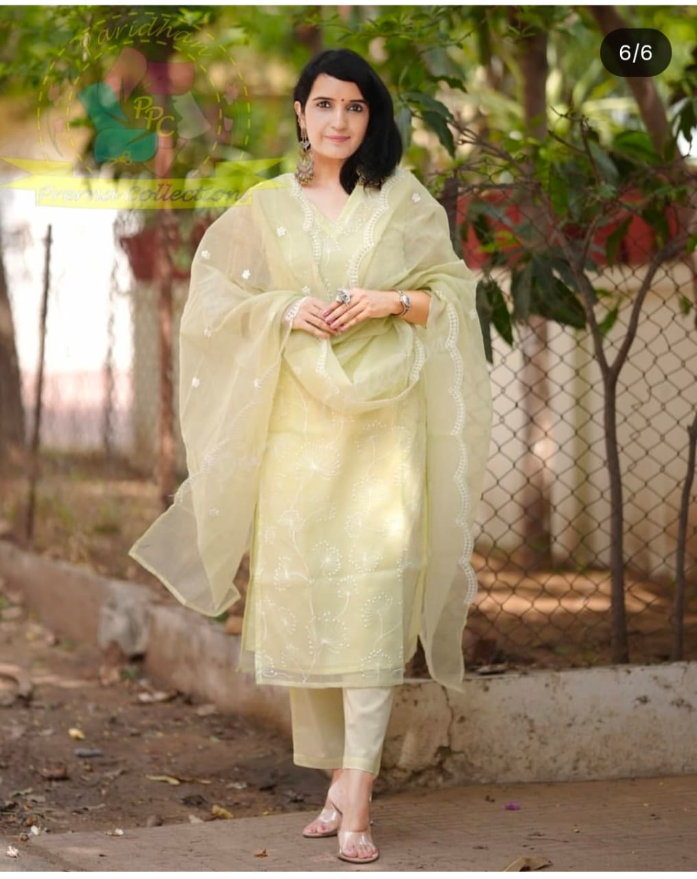 HANDLOOM COOTON PANTS WITH CUTWORK