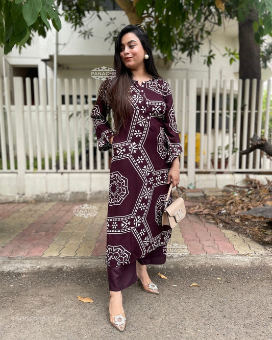 Premium Cotton Kurti Pant Set