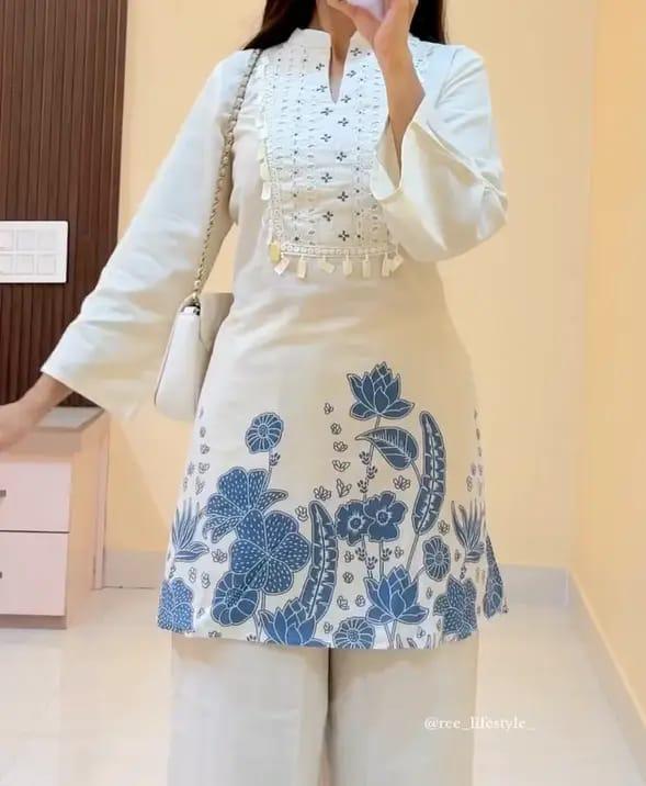 best beautiful cotton slub cord set for Gorgeous ladies